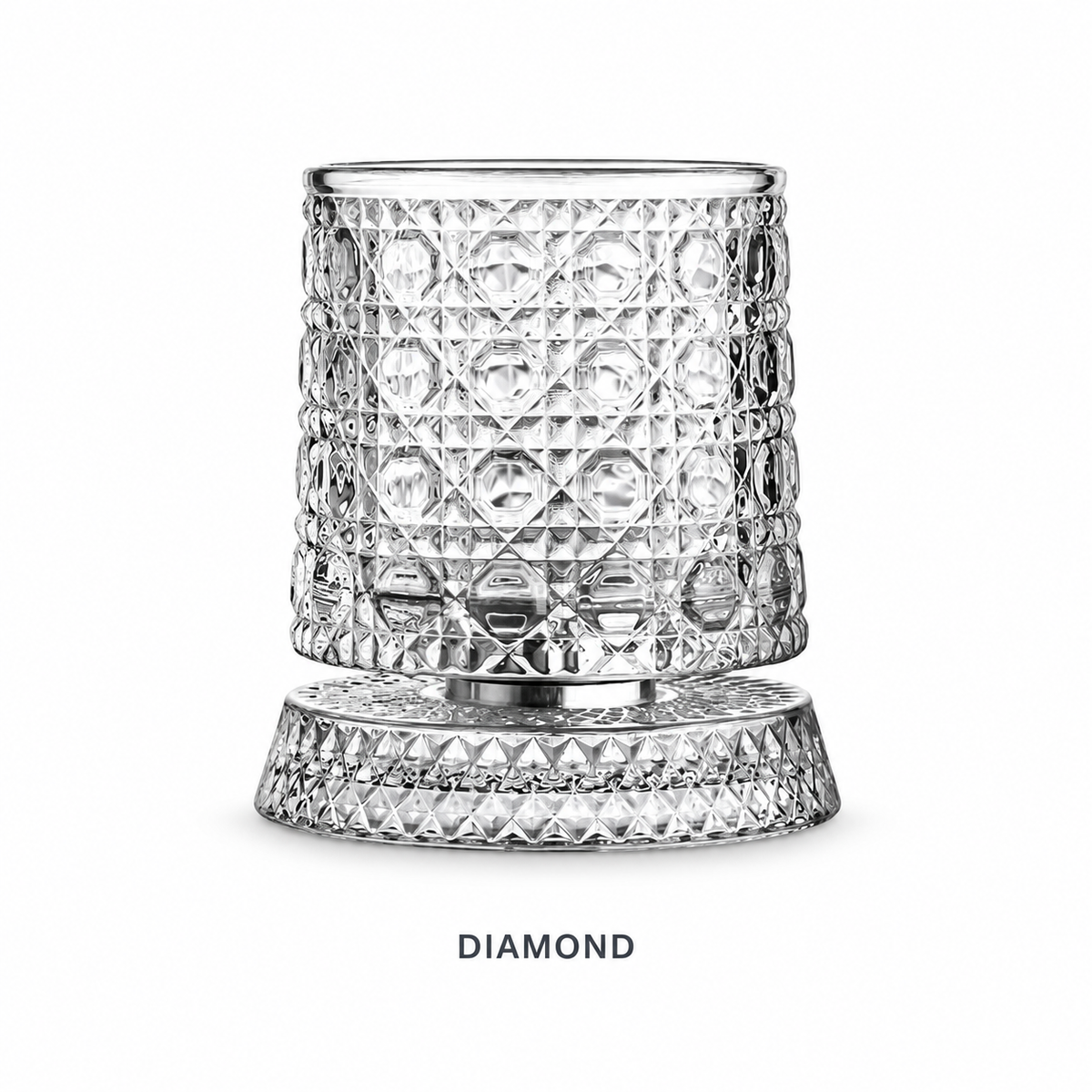 Spinning Crystal Glass